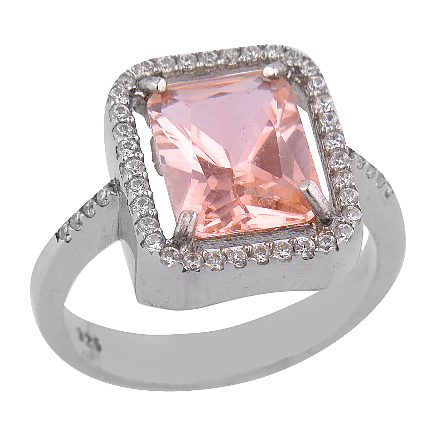 انگشتر نقره زنانه سواروسکی مدل ملکه خاص کد 5209