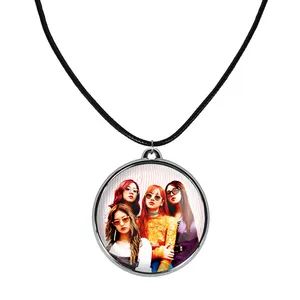 گردنبند خندالو مدل گروه بلک پینک Black Pink کد 28042808