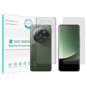 Rockspace Anti Shock transparent screen protector suitable for Xiaomi 13Ultra mobile phone along with the back protector