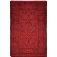 روفرشی مدل مخمل نانو ابریشم دورو  زمینه قرمز