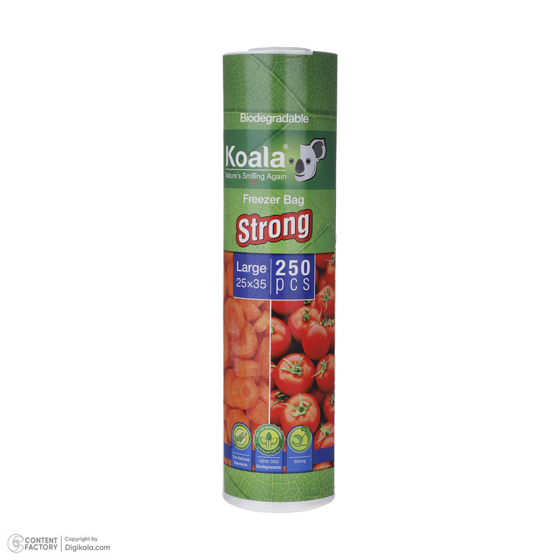 کیسه فریزر کوالا مدل مقاوم بسته 250 عددی