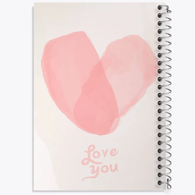دفتر لیست خرید 50 برگ خندالو طرح Love You کد N1309