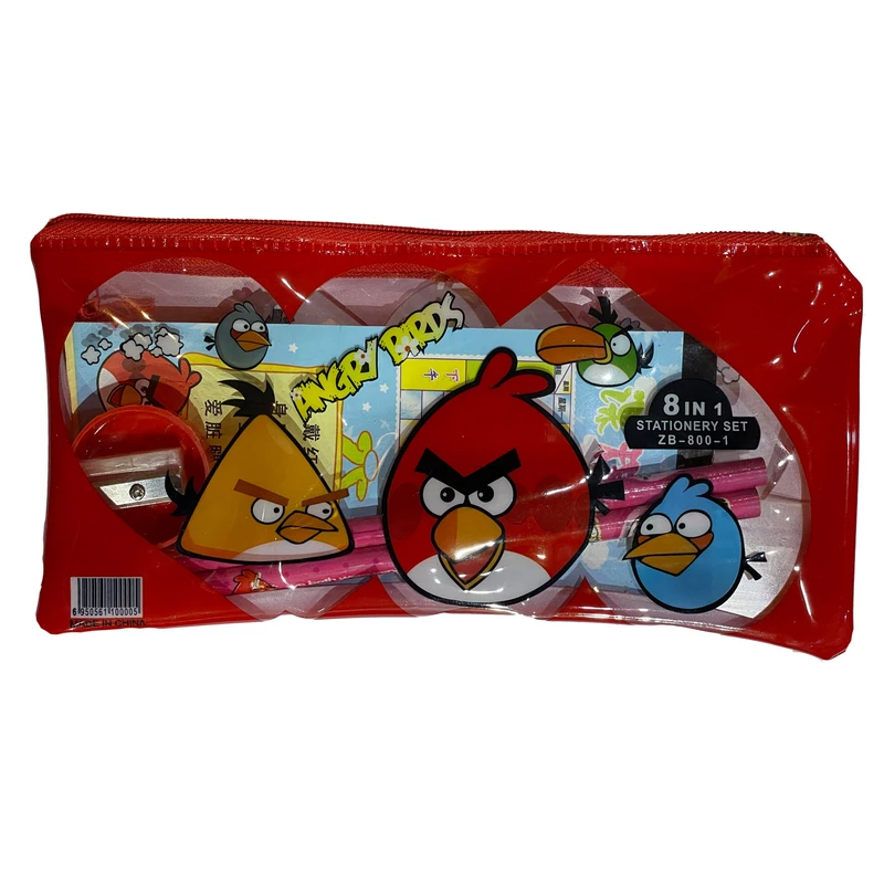 جامدادی مدل انگری بردز بسته 8 عددی