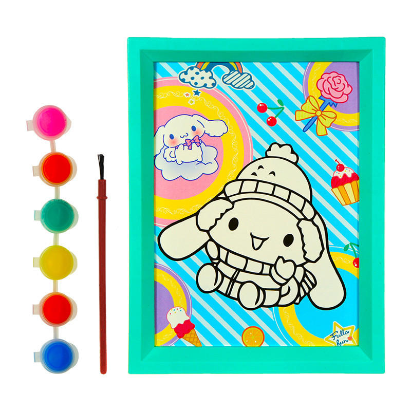 بسته رنگ آمیزی مدل خرگوش مجموعه 8 عددی