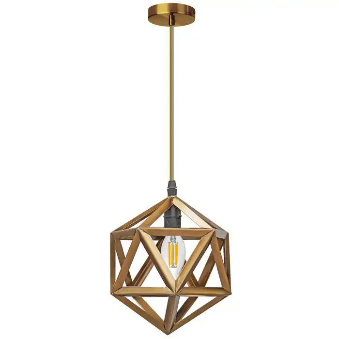 چراغ آویز مدل چند وجهی