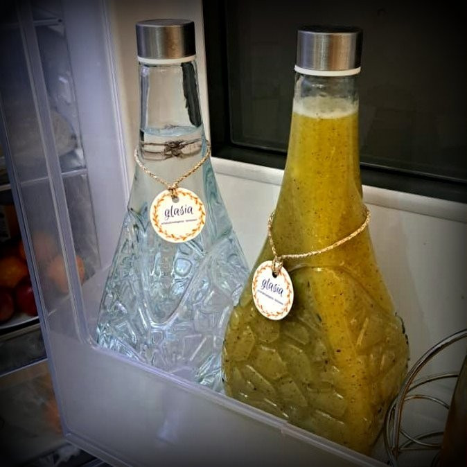 بطری مدل  glasia طرح ROCK