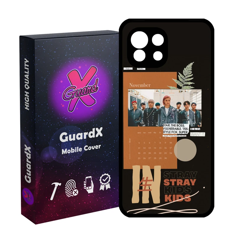 کاور گارد ایکس طرح Stray Kids مدل Glass10688 مناسب برای گوشی موبایل شیائومی  MI 11 Lite