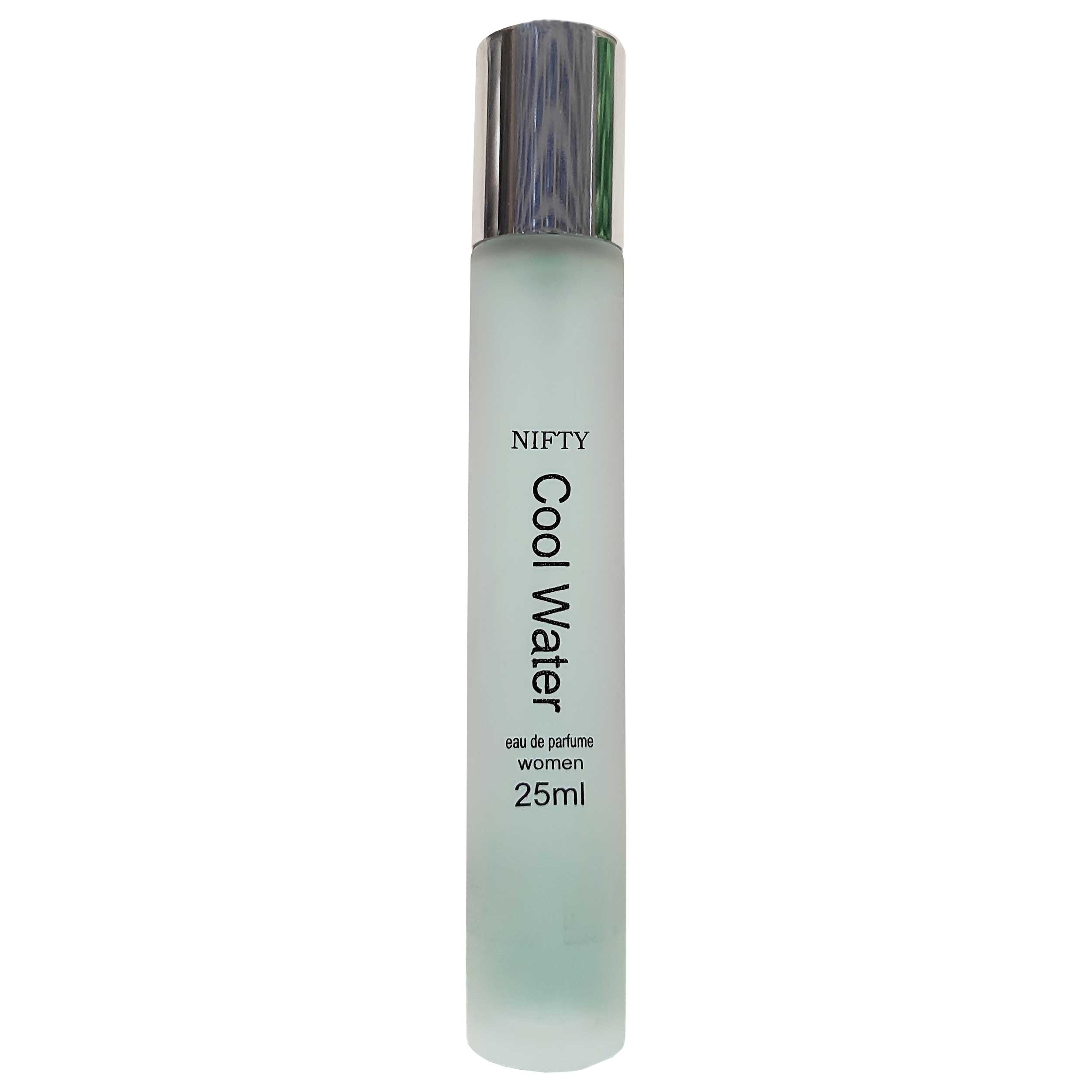 عطر جیبی مردانه نیفتی مدل کول واتر حجم 25 میلی لیتر 