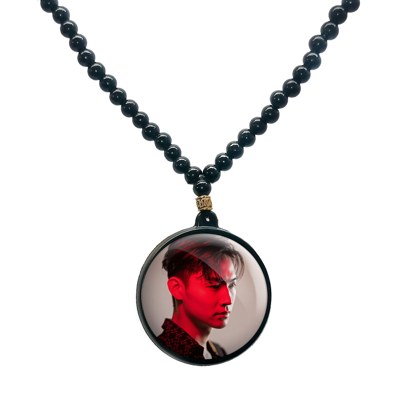 گردنبند پرمانه طرح GOT7 کد pmd.19194 مدل دو طرفه