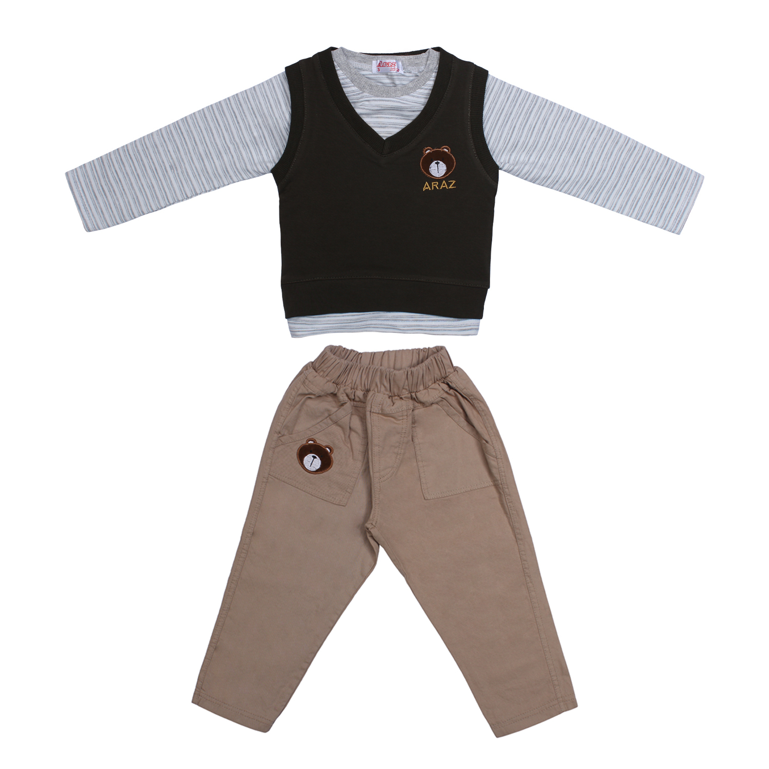 ست 3 تکه لباس پسرانه مدل 1089982.2