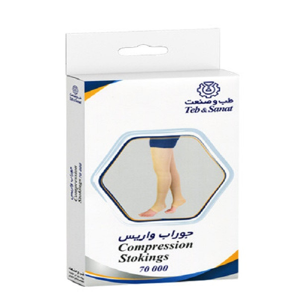 جوراب واریس طب و صنعت مدل 70000 کد BF