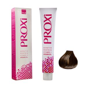 رنگ مو پروکسی سری زیتونی شماره 6.3 حجم 100 میلی لیتر رنگ بلوند زیتونی تیره