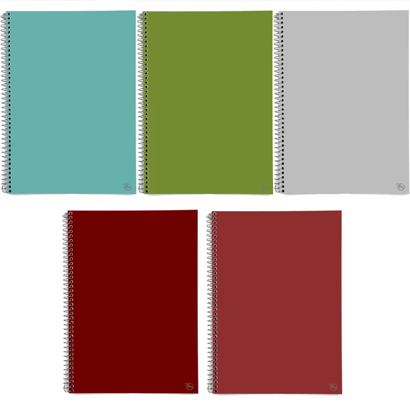 دفتر مشق 50 برگ مدوپد طرح ساده کد BD10109 مجموعه 5 عددی