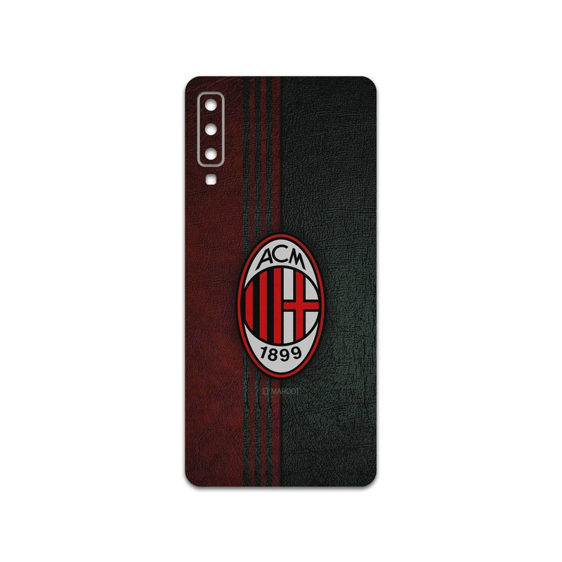 برچسب پوششی ماهوت مدل AC-Milan-FC مناسب برای گوشی موبایل سامسونگ Galaxy A7 2018