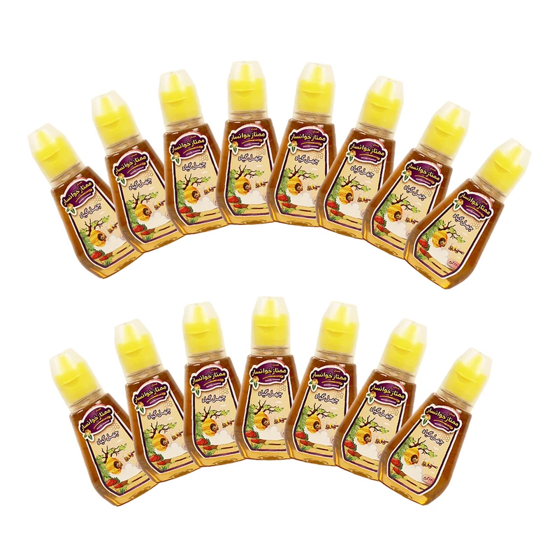 عسل پمپی ممتاز خوانسار - 230 گرم بسته 15 عددی