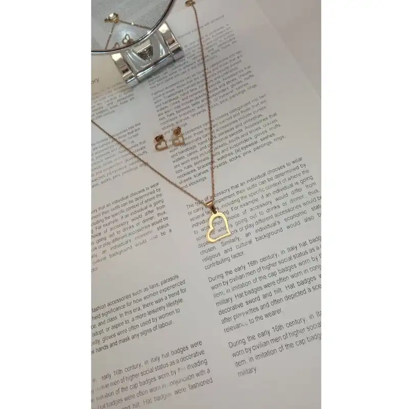 نیم ست زنانه مدل قلب 59