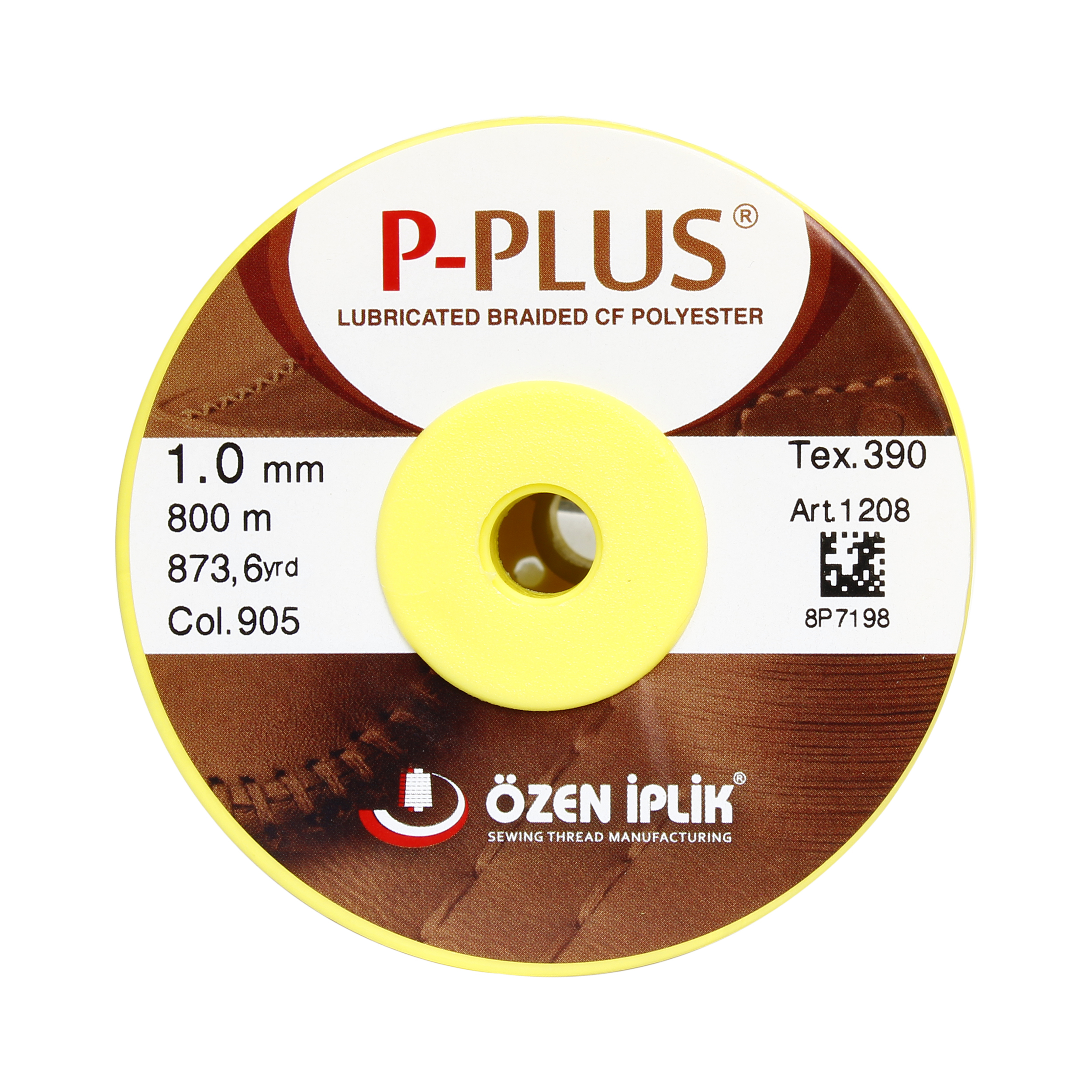 نخ بافت چرم اوزن ایپلیک مدل P-PLUS کد 905 سایز 1 طول 800 متر