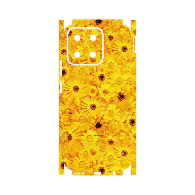 برچسب پوششی ماهوت مدل Yellow_Flower-FullSkin مناسب برای گوشی موبایل آنر X7c