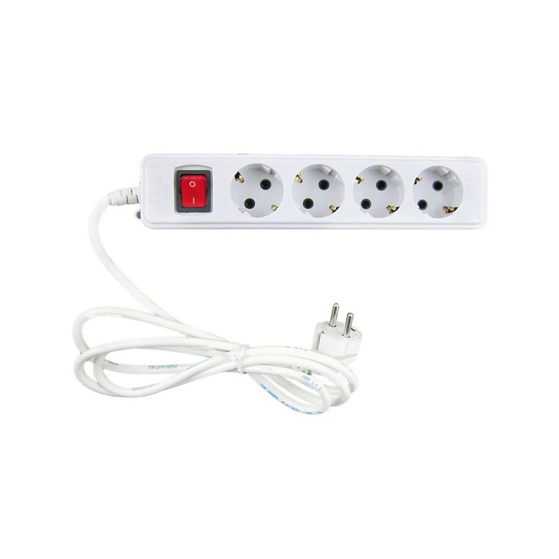 پریز برق ارت دار بهداد الکتریک مدل چهار خانه پارس کد 144-127 