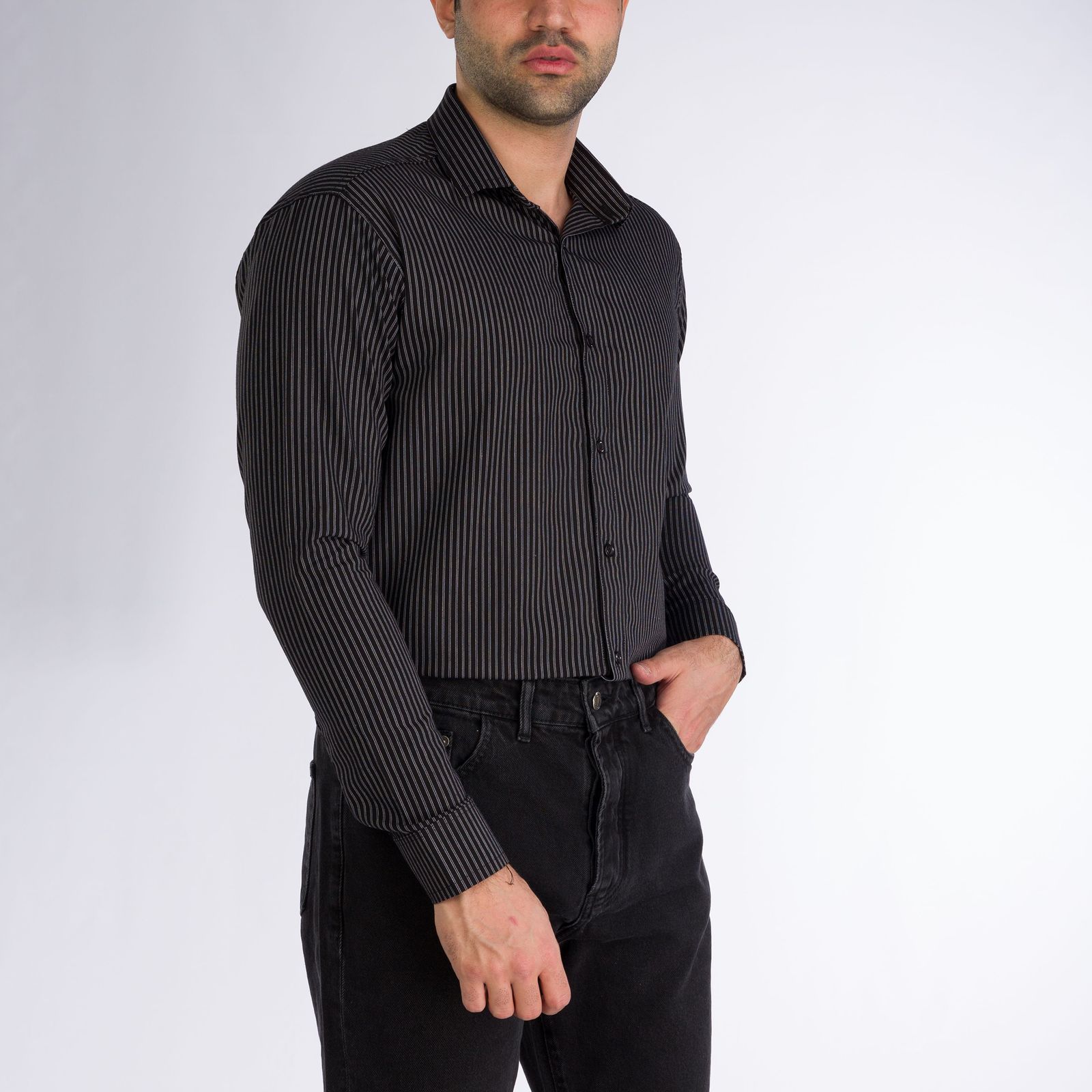 پیراهن آستین بلند مردانه باینت مدل 2261715-99 -  - 1