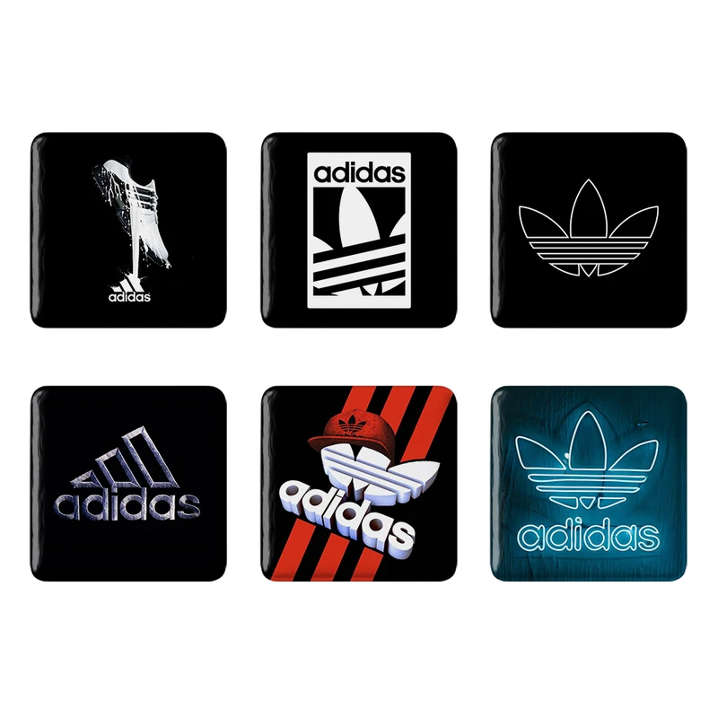 مگنت خندالو طرح آدیداس Adidas کد 1457B مجموعه 6 عددی