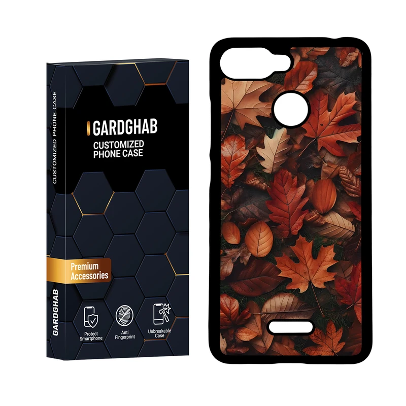 کاور گارد قاب مدل دور ژله ای برگ مناسب برای گوشی موبایل شیائومی Redmi 6