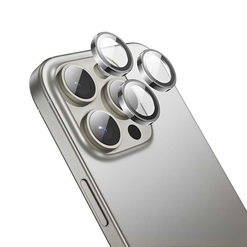 محافظ لنز دوربین گوف مدل رینگی مناسب برای گوشی موبایل اپل iPhone 16 Pro Max