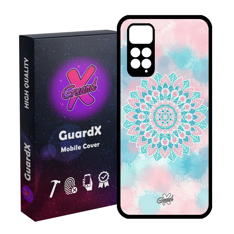 کاور گارد ایکس طرح ماندالا مدل Glass10065 مناسب برای گوشی موبایل شیائومی Redmi Note 11S/ Note 11 4G