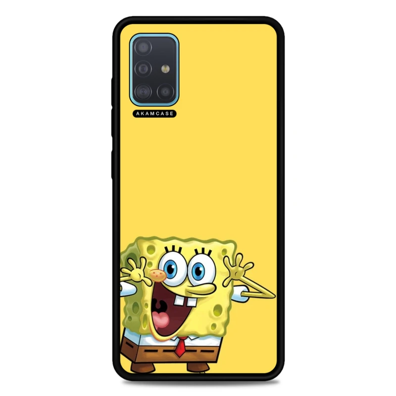 کاور آکام مدل AMC-WSGA51-SPONGE BOB11 مناسب برای گوشی موبایل سامسونگ Galaxy A51