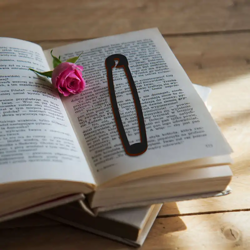 نشانگر کتاب چوبی مستر راد مدل سنجاق کد A52-WB 01