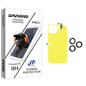 JF Diamond Back Protector For Apple  iPhone 12 Pro Max With Camera Lens Protector