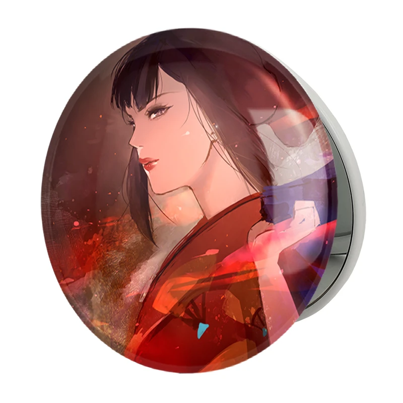 آینه جیبی خندالو طرح ابوشی انیمه پرنسس مونونوکه مدل تاشو کد 34074