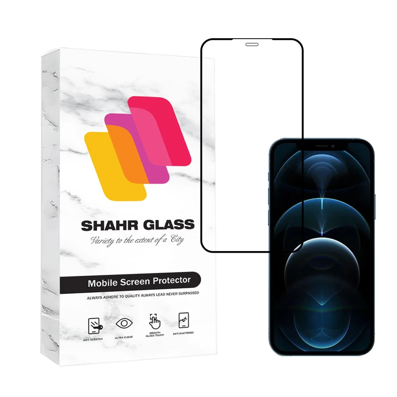 محافظ صفحه نمایش شهر گلس مدل FULSLSH مناسب برای گوشی موبایل اپل iPhone 12 mini