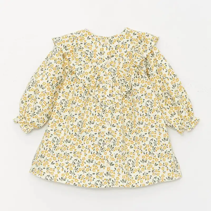 پیراهن دخترانه ال سی وایکیکی مدل گلدار