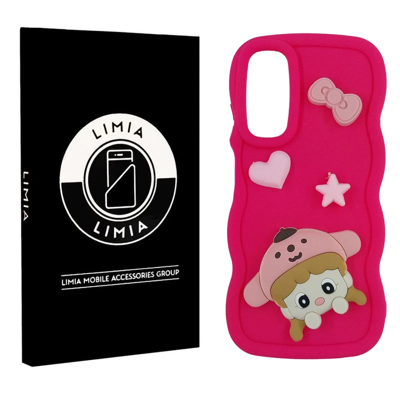 کاور لیمیا مدل عروسکی برجسته مناسب برای گوشی موبایل سامسونگ Galaxy A55