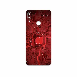 MAHOOT Red Printed Circuit Board Cover Sticker for Motorola Moto E6 Plus