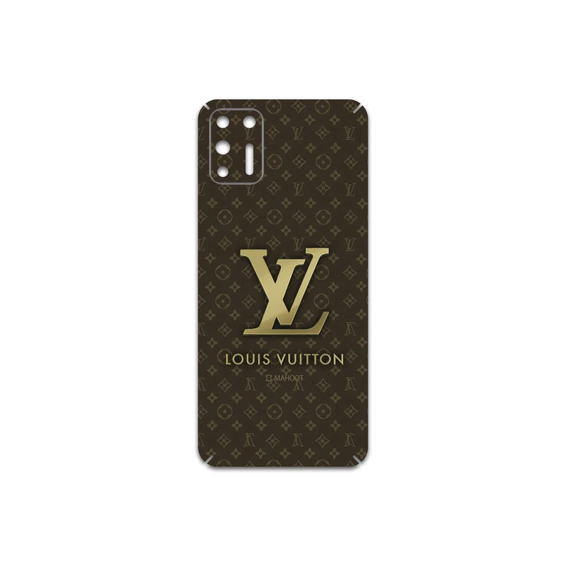 برچسب پوششی ماهوت مدل LOUIS-VUITTON-Logo مناسب برای گوشی موبایل موتورولا Moto G9 Plus