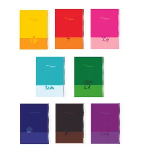 دفتر مشق 50 برگ تیما مدل اطلس مجموعه 8 عددی