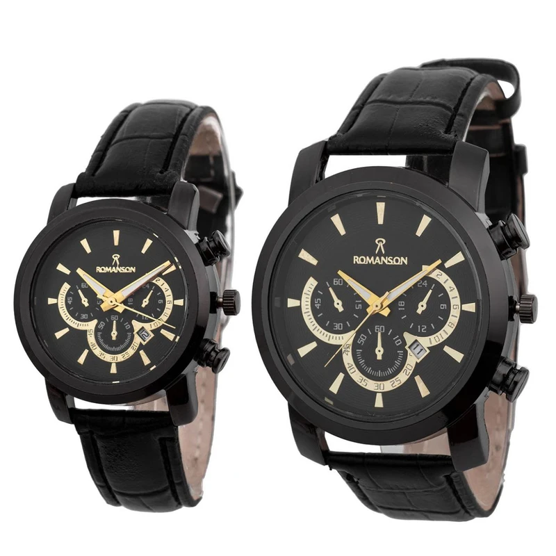 ست ساعت مچی عقربه ای زنانه و مردانه مدل Coco06