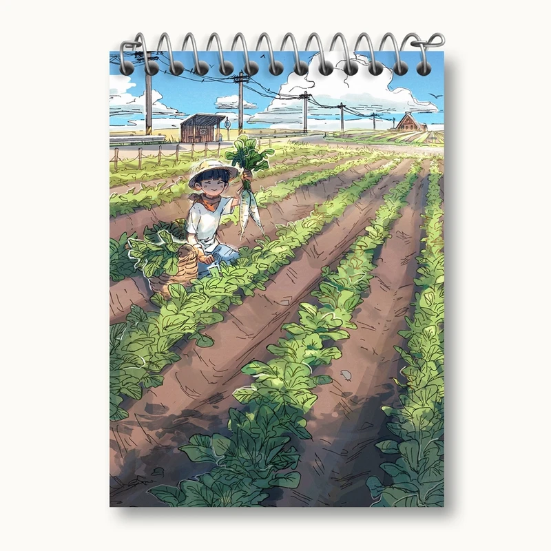 دفتر یادداشت 50 برگ خندالو مدل شییکو انیمه موب سایکو Mob Psycho 100 کد 24443