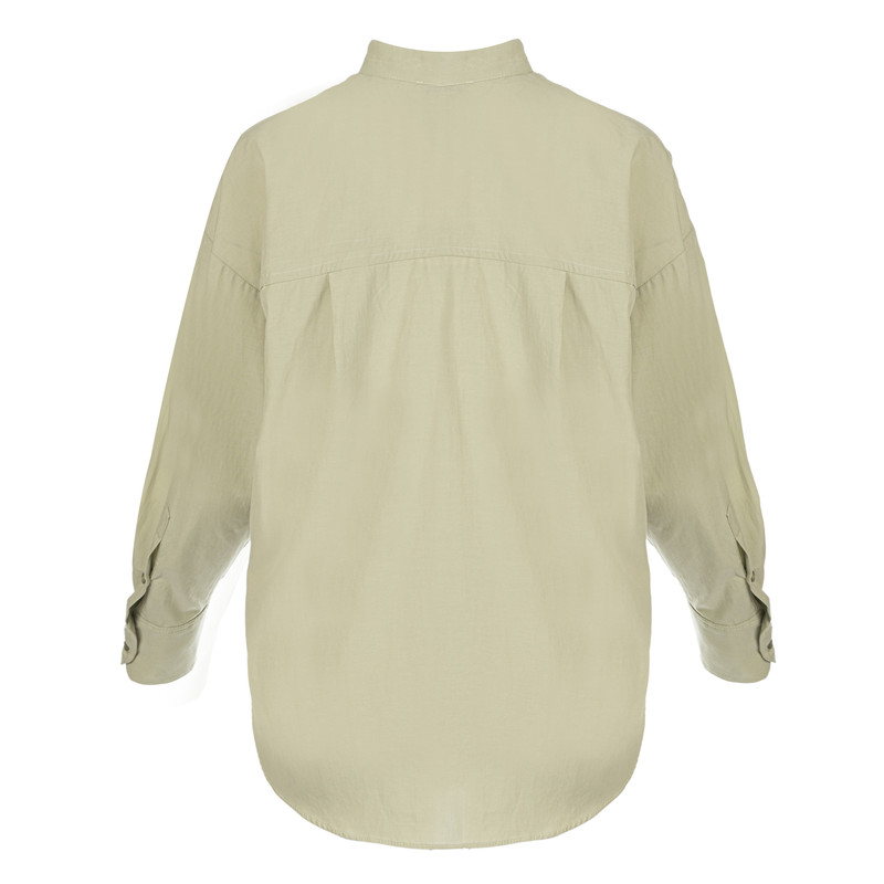 شومیز آستین بلند زنانه سرژه مدل 207338 رنگ سبز روشن