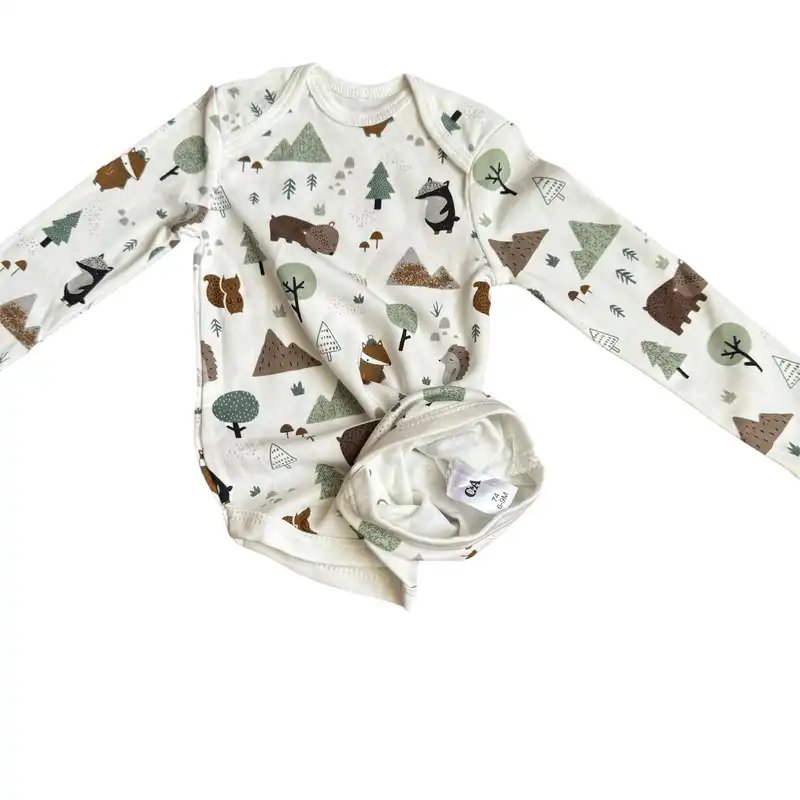 بادی آستین بلند نوزادی سی اند ای مدل 7872