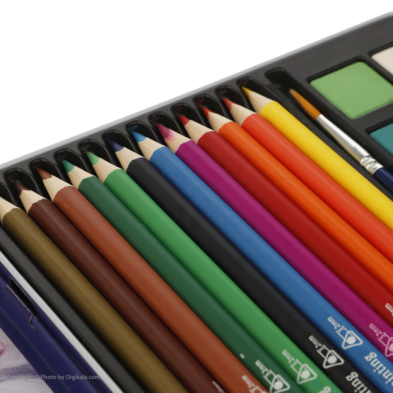 مداد رنگی پادیلوت مدل مداد رنگی 12 رنگ +12رنگ آبرنگ پادیلوت طرح پرنده مدل A-710212-1