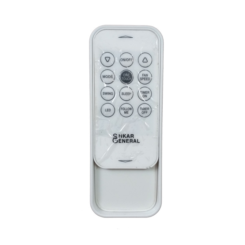 ریموت کنترل مدل GF91 مناسب برای کولر گازی جنرال شکار