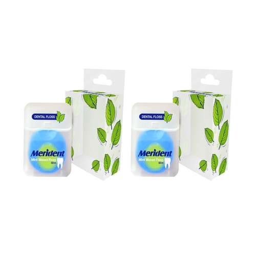 نخ دندان مریدنت مدل Mint Waxed بسته 2 عددی