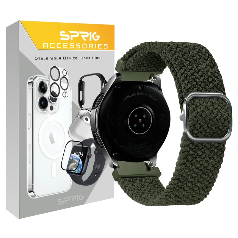 بند اسپریگ مدل Solo Braid TW مناسب برای ساعت هوشمند سامسونگ Galaxy Gear S3 Frontier SM-R760