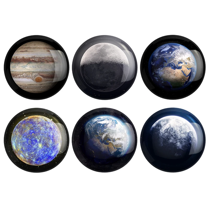 مگنت خندالو طرح کهکشان Galaxy کد 1613B مجموعه 6 عددی