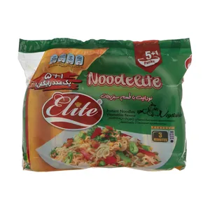 نودالیت با طعم سبزیجات الیت - 75 گرم بسته 6 عددی