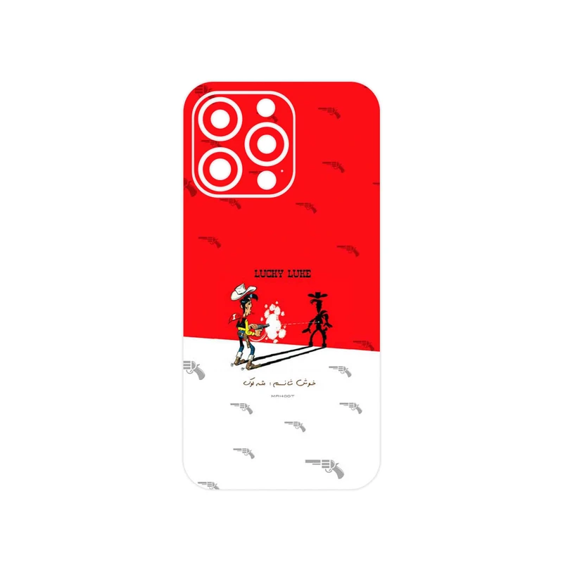 برچسب پوششی ماهوت مدل Lucky Luke مناسب برای گوشی موبایل اپل iPhone 13 Pro Max