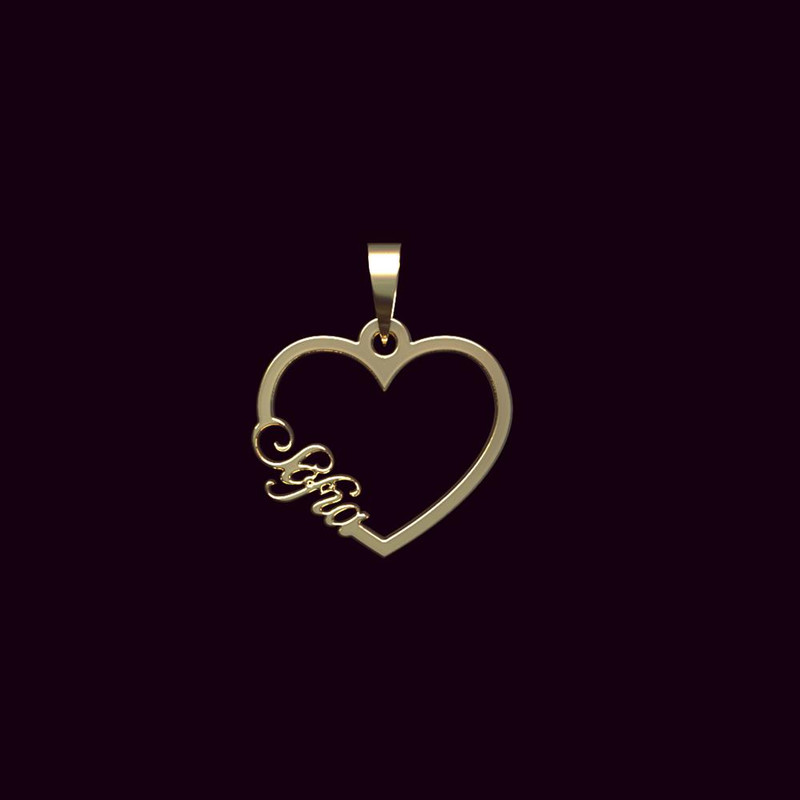 آویز گردنبند طلا 18 عیار زنانه مدوپد مدل اسم سوفرا sofra کد PB1-10902